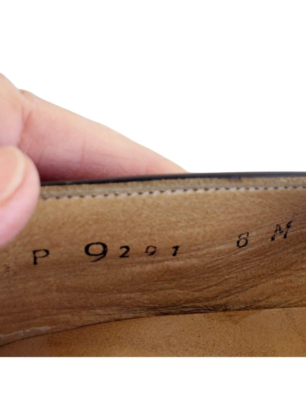 Vintage 1970s Pierre Cardin Brown Patent Leather Loafers Sz 8/9.5 - Picture 11 of 12